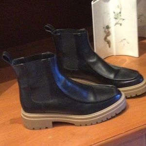 Ba&sh black ankle boots